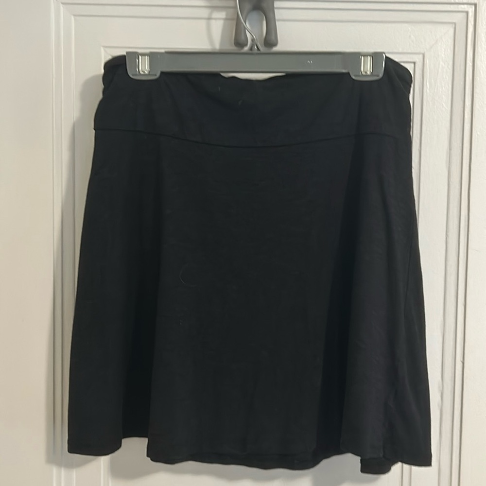 Knit mini skirt
